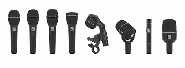 electro-voice ev nd series microphones