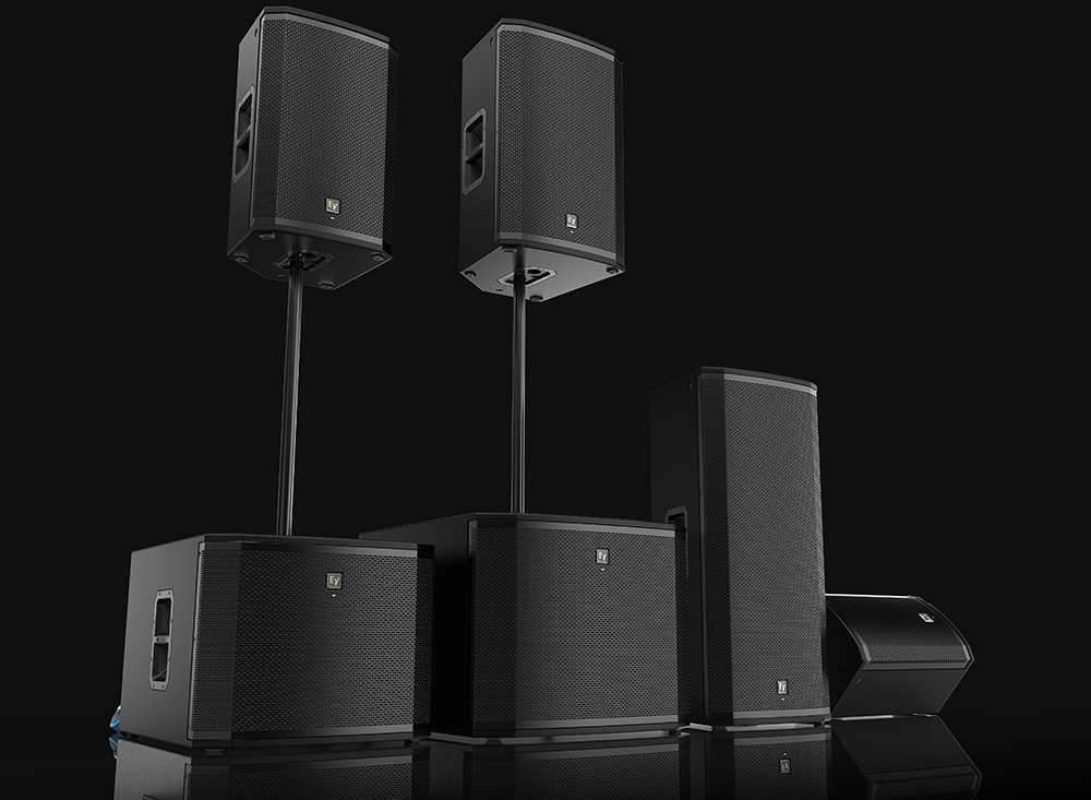 ev 10 inch powered speakers