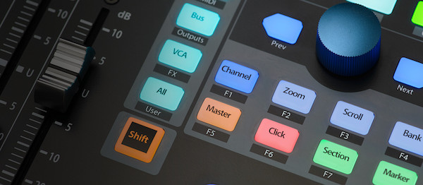 presonus faderport 8 close up