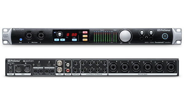 presonus quantum front and back