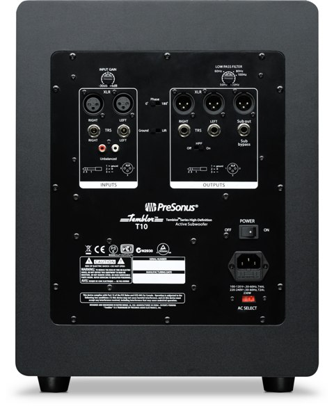 Presonus T10 Rear for web
