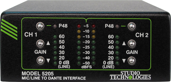 Studio Technologies Model 5205 Front_rs