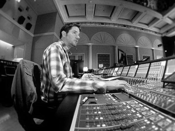 Beau Borders at his mixing desk (image: Unknown).