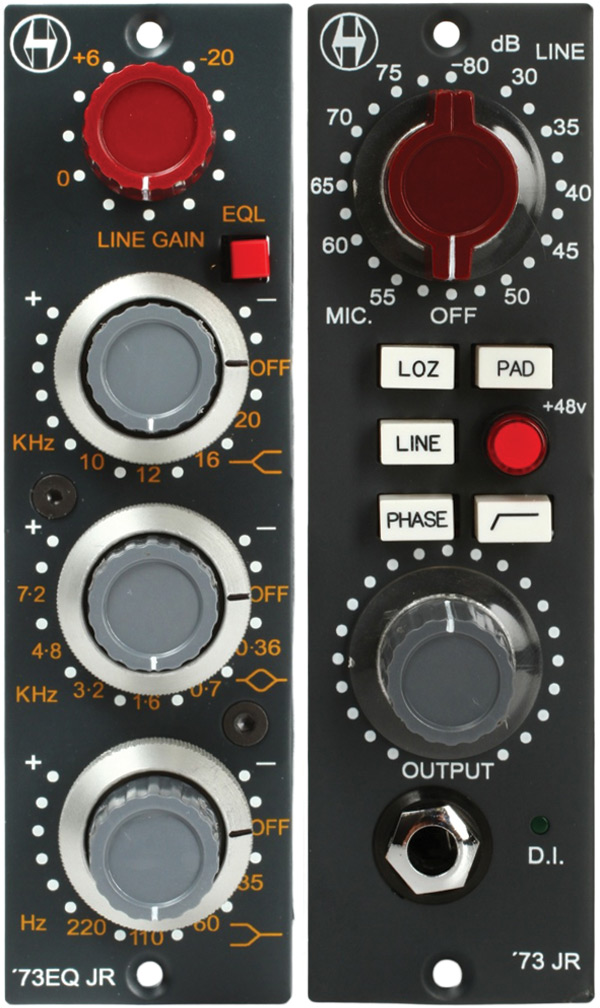 HERITAGE AUDIO '73 JR & '73EQ JR 500 Series Clones — AudioTechnology