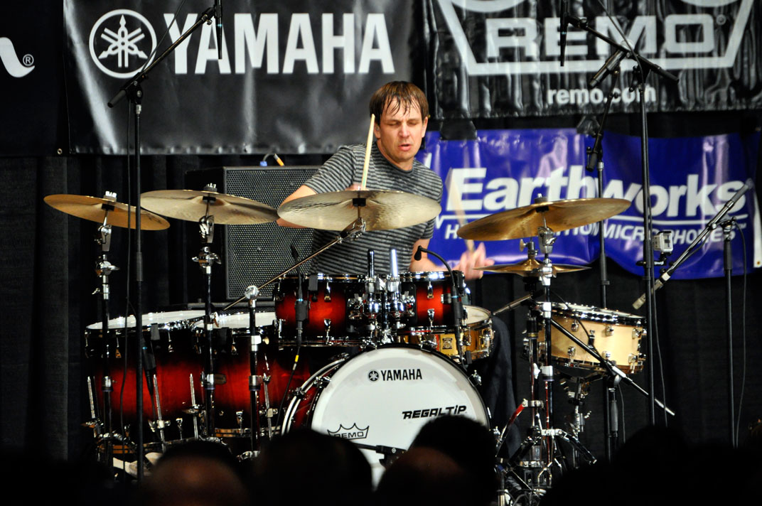  Toto drummer Keith Carlock performing at the Percussive Arts Society International Conference (image: ©F-Stop Mama).