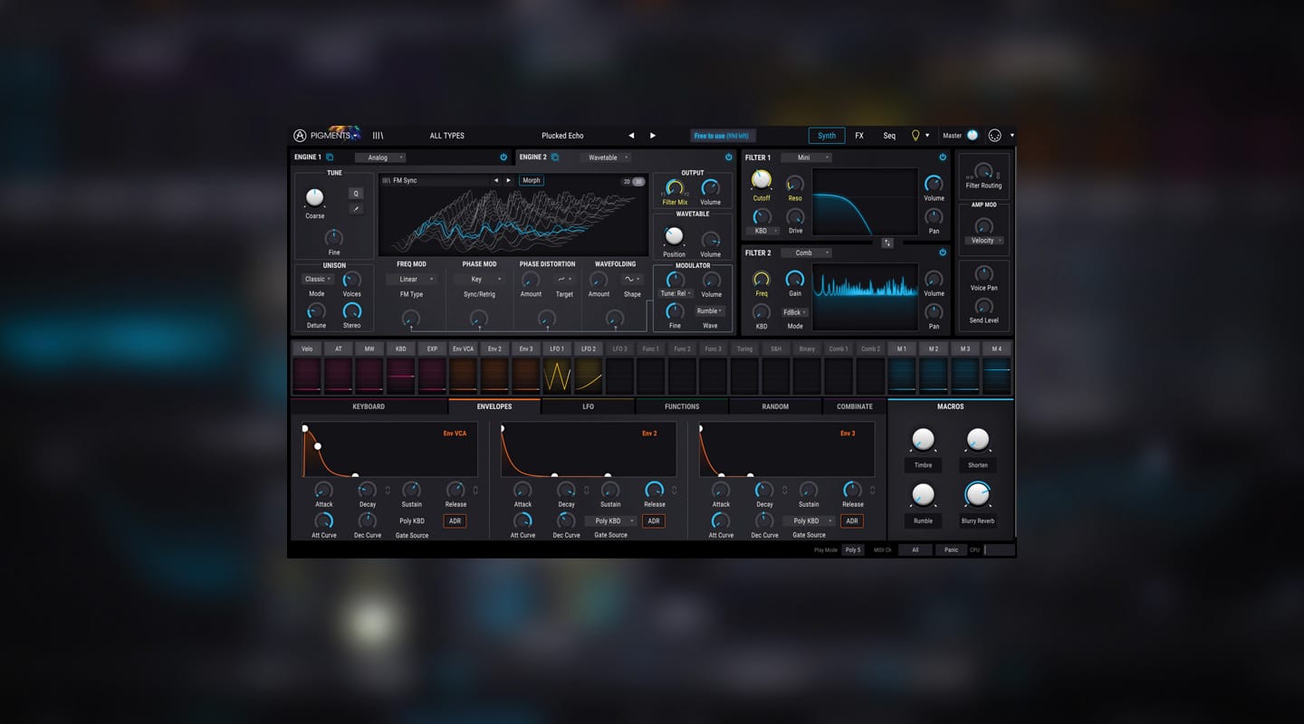 Review: Arturia Pigments Software Synthesizer