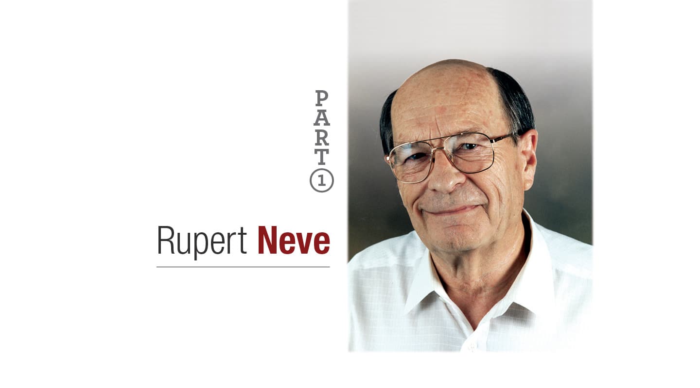 Rupert Neve Interview Part 1