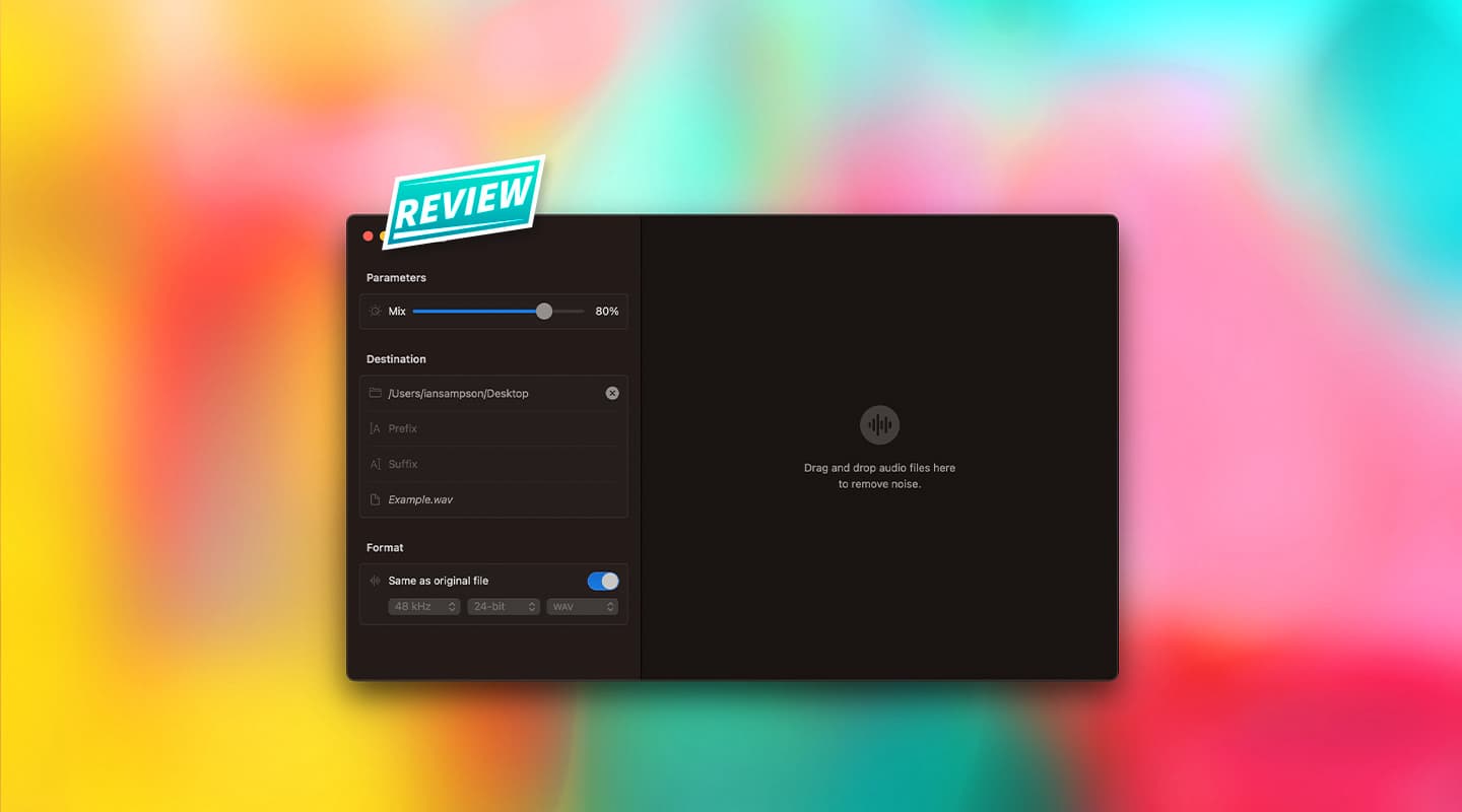 Review: Hush, Intelligent Noise Remover App for Mac