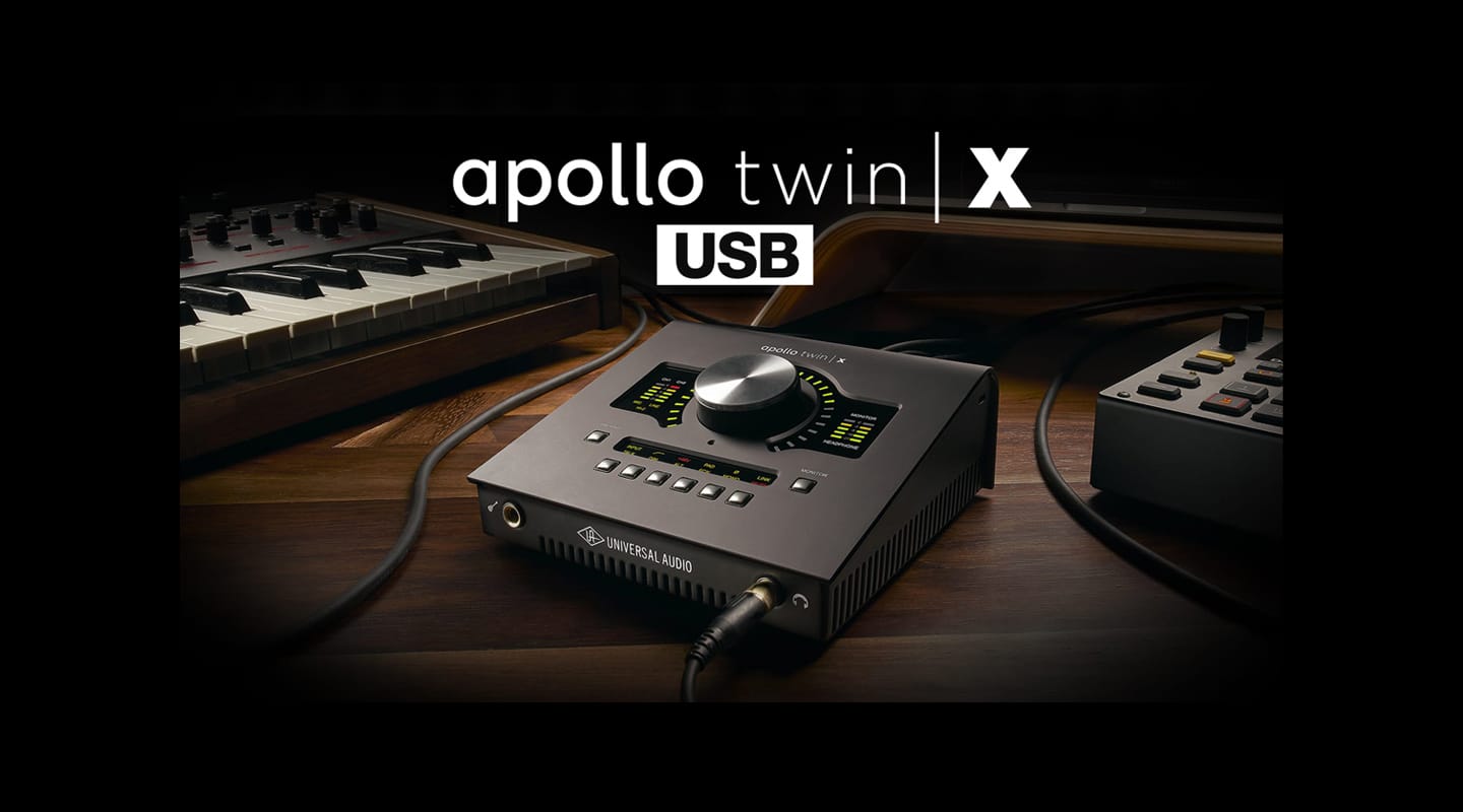 Universal Audio Apollo Twin USB DUO Heritage Edition and Sphere DLX  Recording Bundle