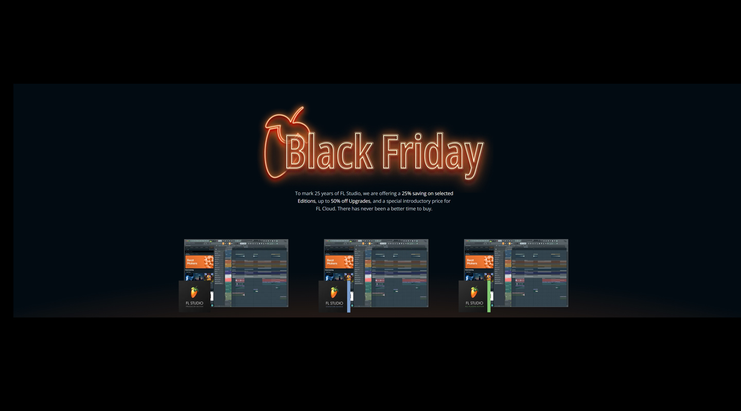 FL Studio Follows Up FL21.2 with Black Friday Specials