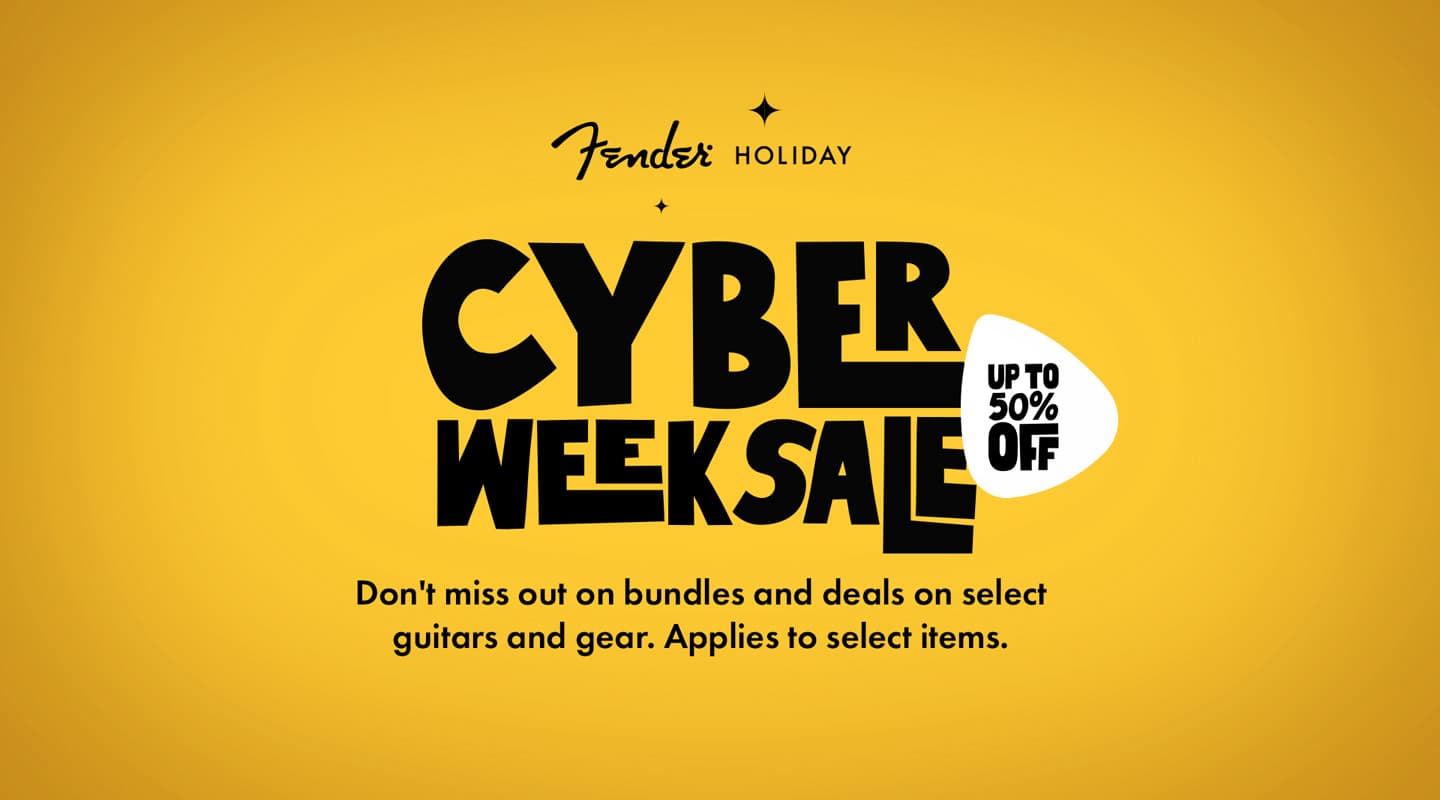 Fender's Cyber Monday Sale