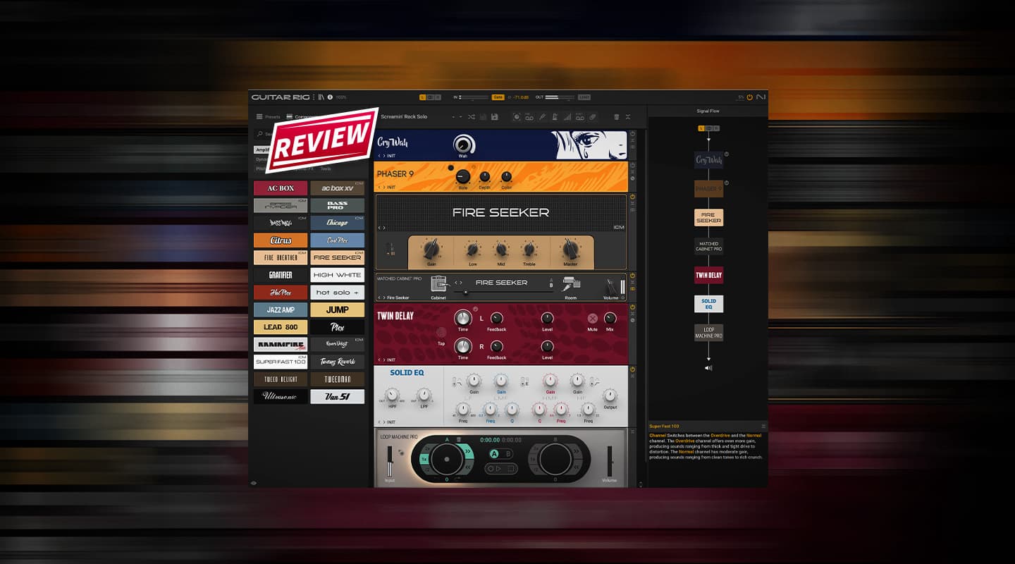 Review: Native Instruments Guitar Rig 7