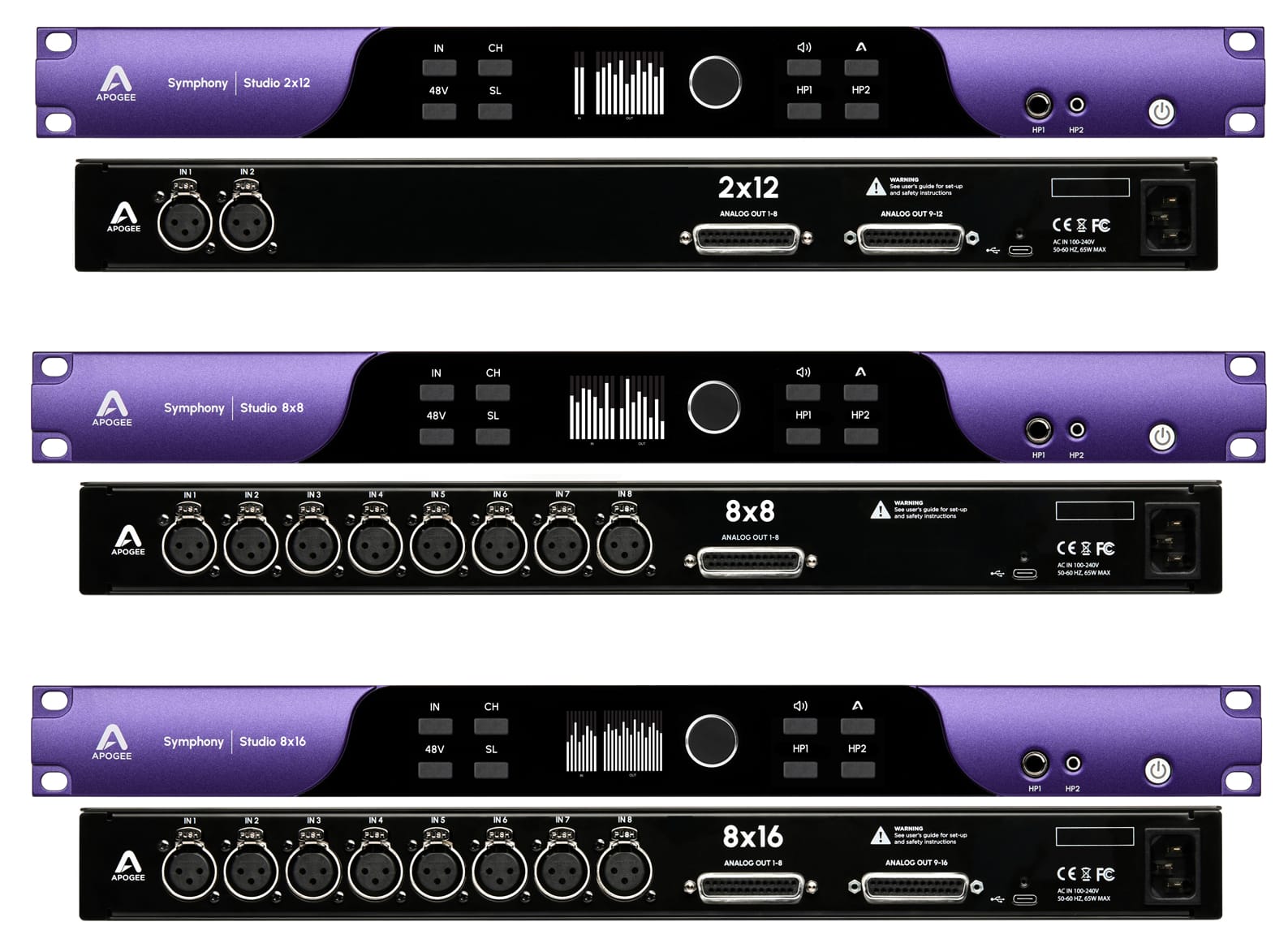 Apogee Sympony Studio x 3-Front&Rear