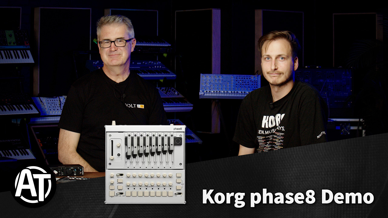 Korg phase8 8-Voice Acoustic Synthesizer | First Look & Sound Demo
